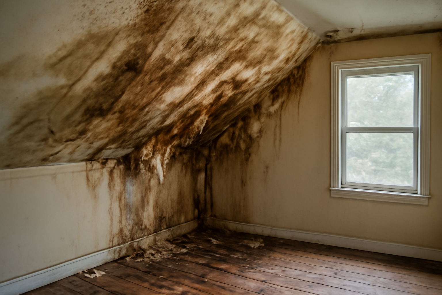 Attic Water Removal in Ennis, TX