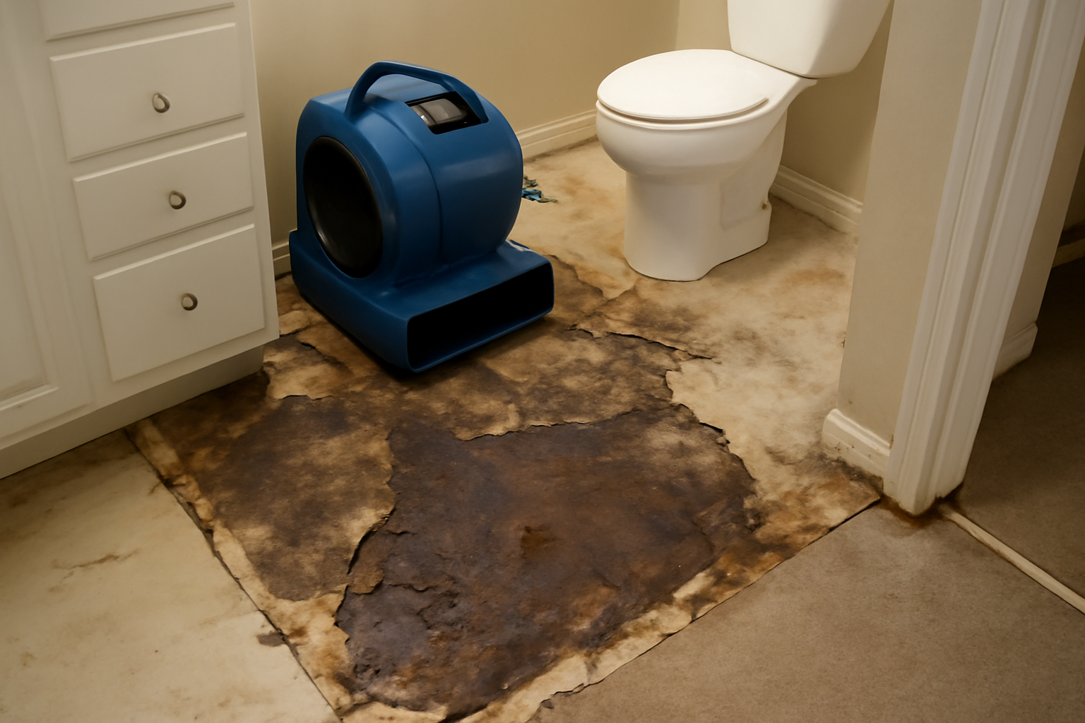 Bathroom Water Removal in Bowie, TX