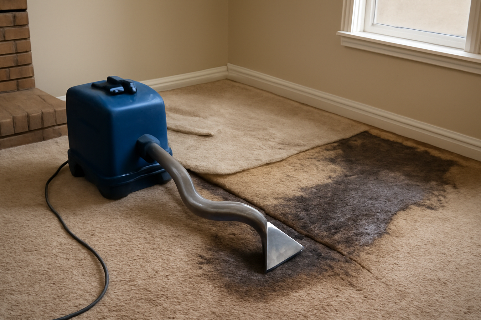 Carpet Pad Water Extraction in Decatur, TX