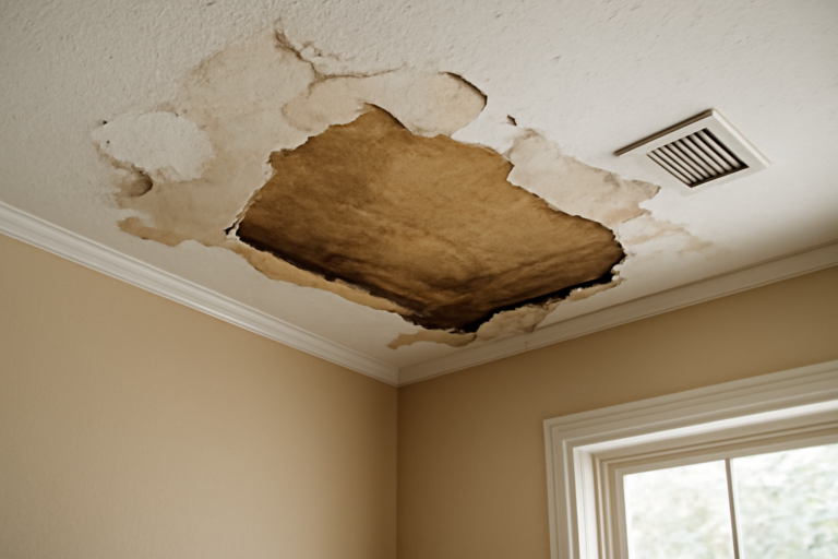 Ceiling Water Damage Repair