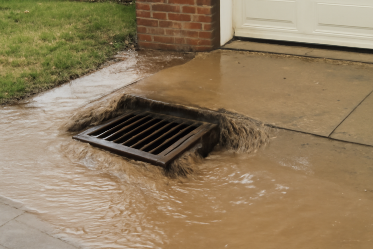 Clogged Drain Water Removal