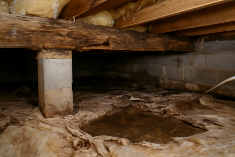 Crawl Space Water Damage Repair
