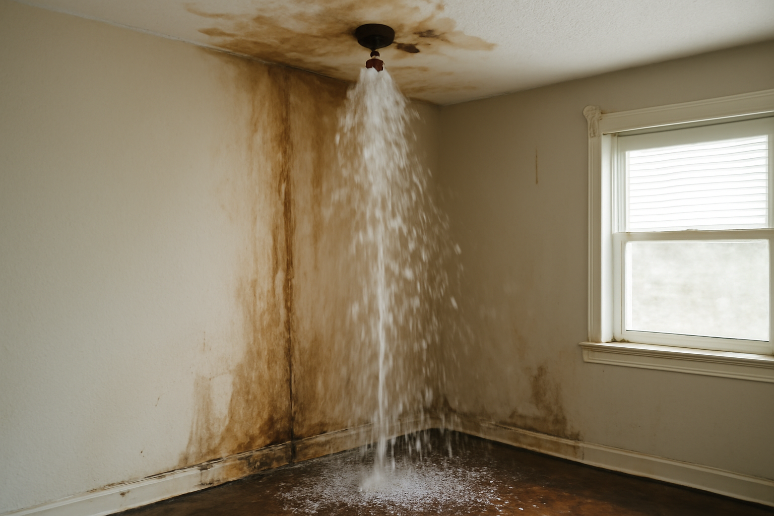 Fire Sprinkler Discharge Water Removal in Mesquite, TX