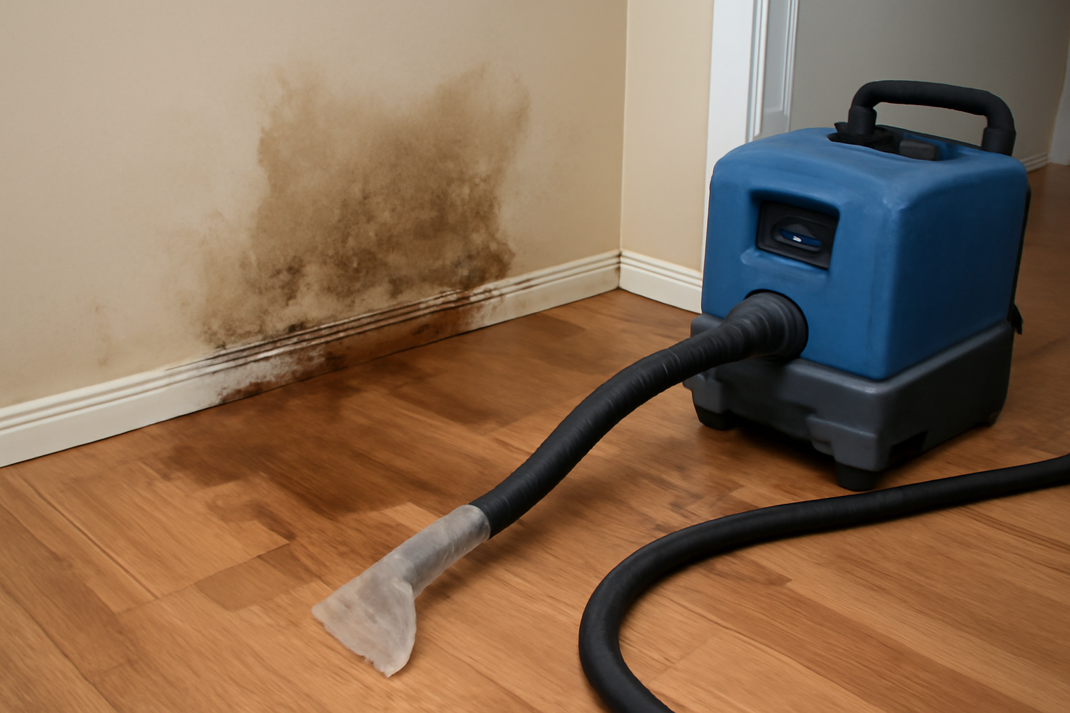 Laminate Floor Water Extraction in Forney, TX