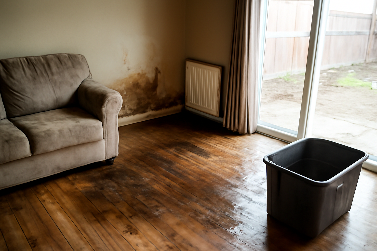 Living Room Water Removal in Prosper, TX