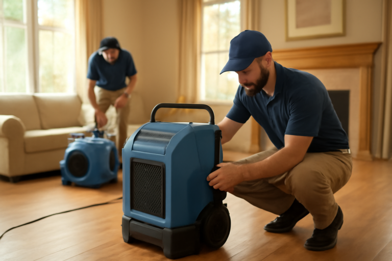 Water damage restoration service