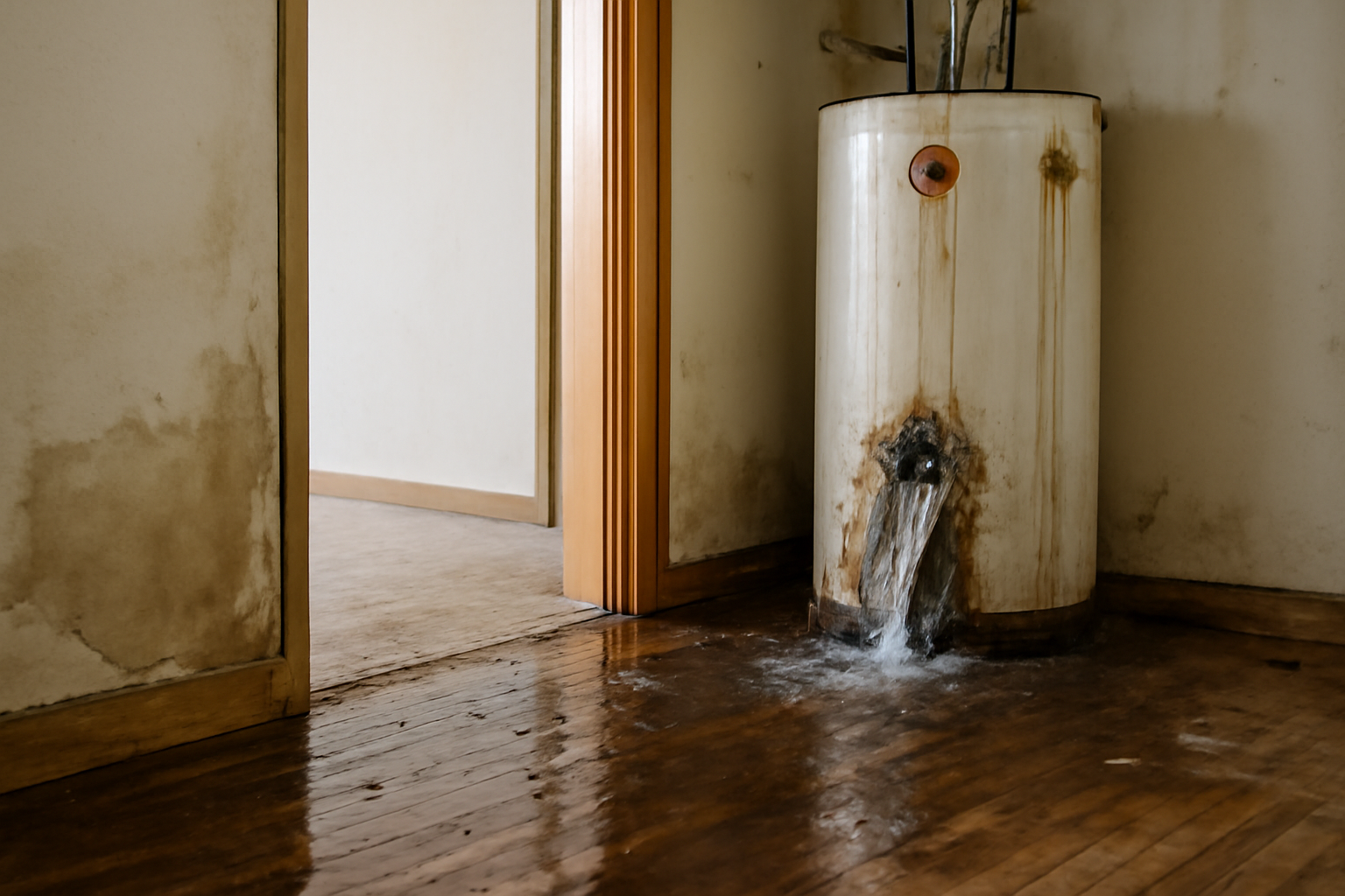 Water Heater Burst Water Removal in Murphy, TX